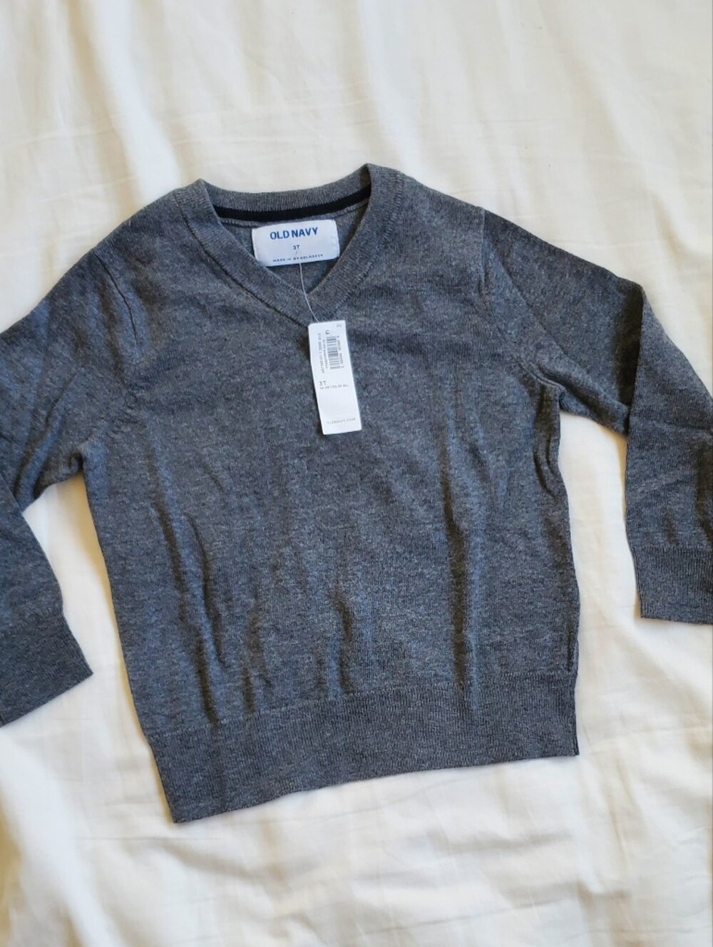 Old Navy Gray V-Neck Sweater